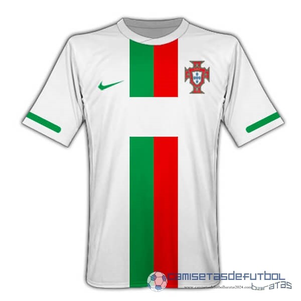 Segunda Camiseta Portugal Retro Equipación 2010 Blanco