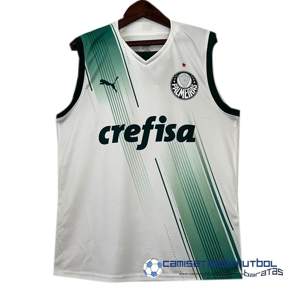 PUMA Segunda Camiseta Sin Mangas Palmeiras Equipación 2023 2024 Blanco