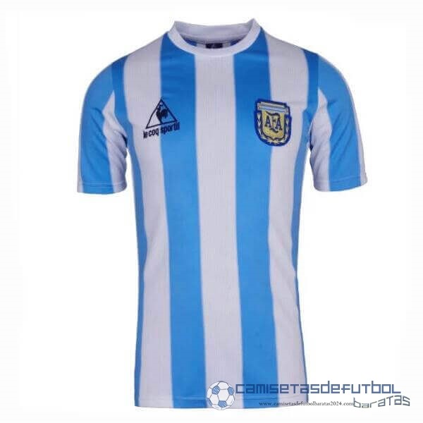 Camiseta Argentina Retro Equipación 1986 Azul
