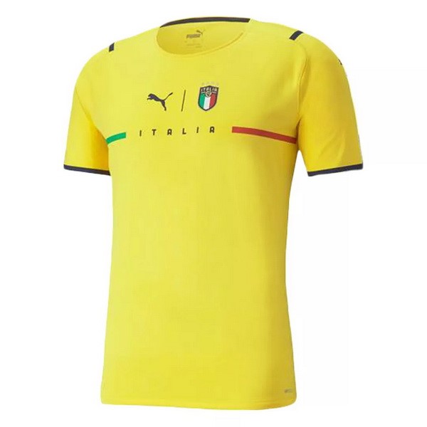 Camiseta Portero Italia 2021 Amarillo
