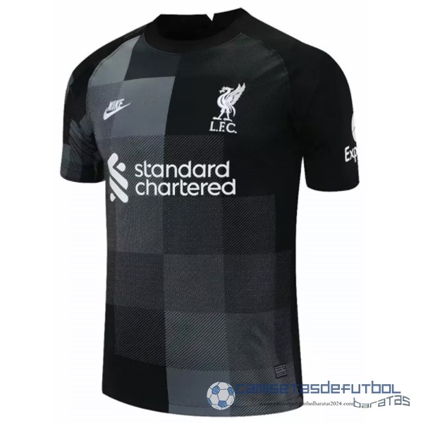 Camiseta Portero Liverpool Equipación 2021 2022 Negro