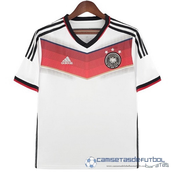 Casa Camiseta Alemania Retro Equipación 2014 Blanco