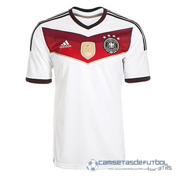 Casa Camiseta Alemania Retro Equipación World Cup 2014 Blanco