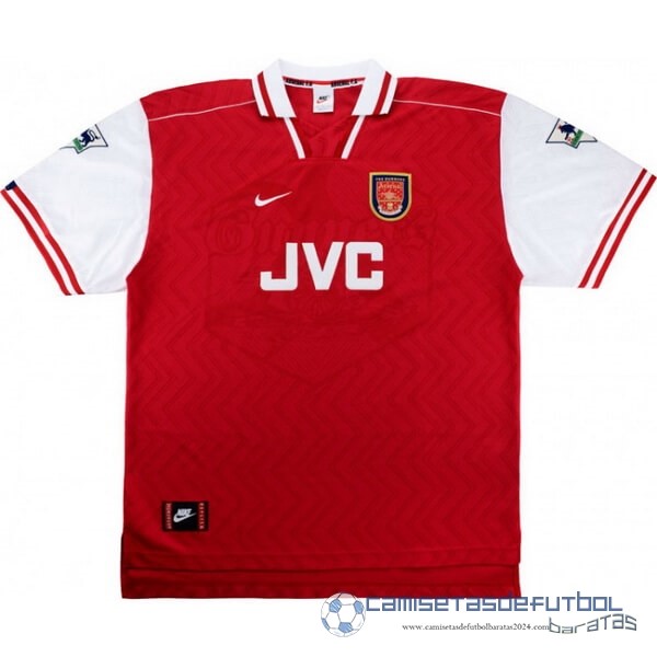 Casa Camiseta Arsenal Retro Equipación 1997 1998 Rojo