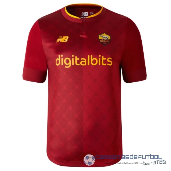 Casa Camiseta As Roma Equipación 2022 2023 Rojo