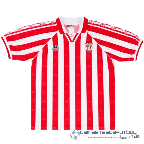 Casa Camiseta Athletic Bilbao Retro Equipación 1995 1997 Rojo