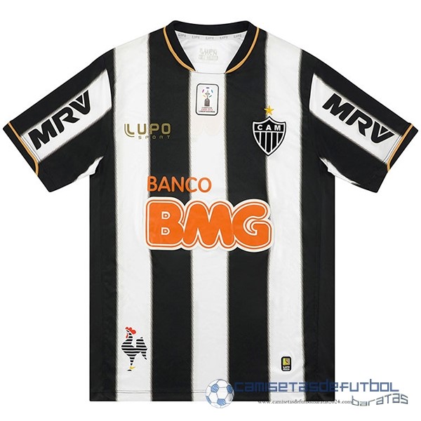 Casa Camiseta Atlético Mineiro Retro Equipación 2013 Negro Blanco