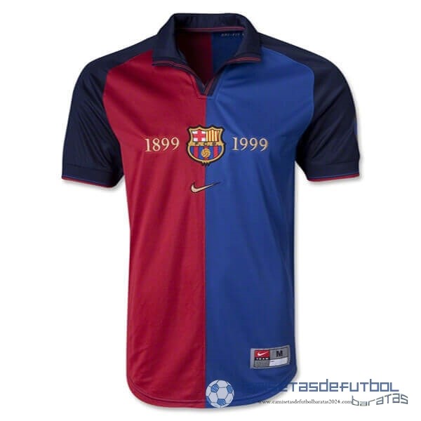 Casa Camiseta Barcelona Retro Equipación 1899 1999 Azul Rojo
