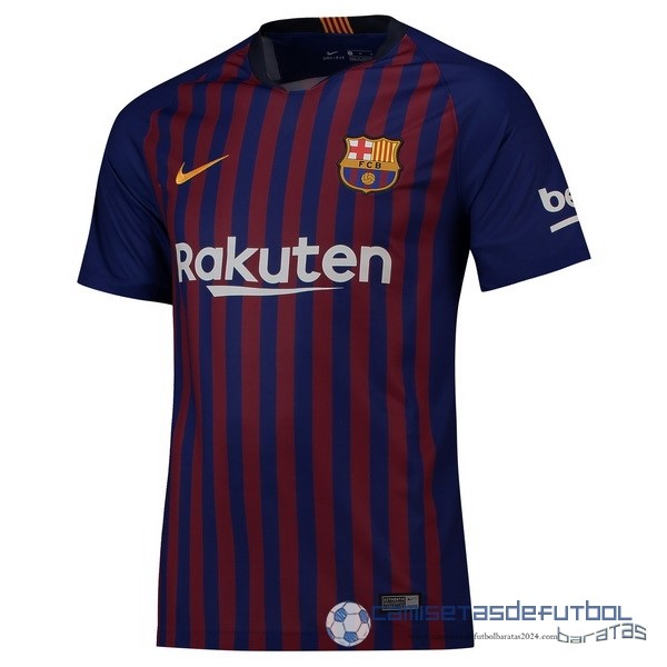 Casa Camiseta Barcelona Retro Equipación 2018 2019 Azul Rojo