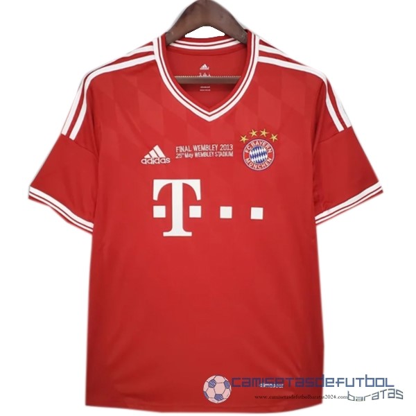 Casa Camiseta Bayern Múnich Retro Equipación 2013 2014 I Rojo