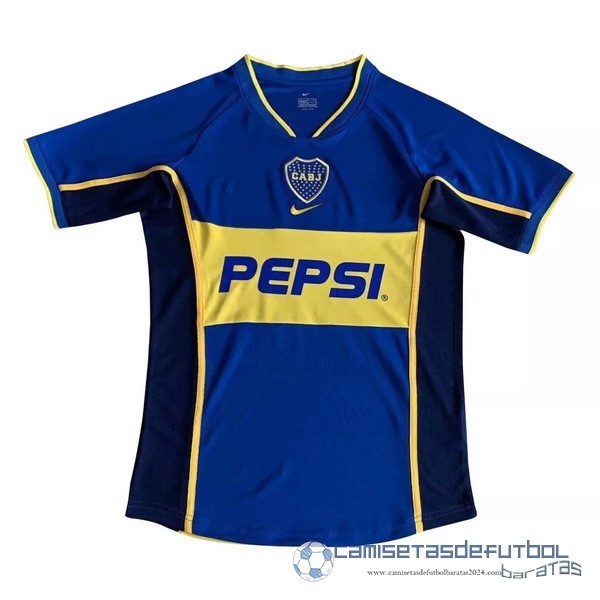 Casa Camiseta Boca Juniors Retro Equipación 2002 Azul