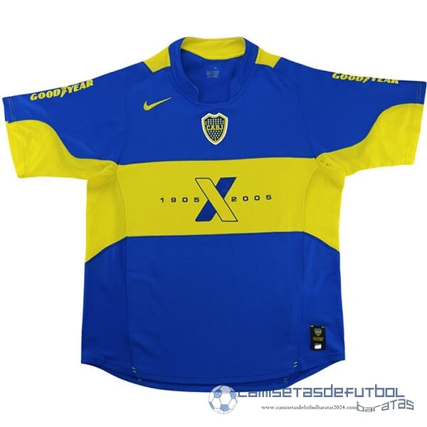 Casa Camiseta Boca Juniors Retro Equipación 2005 Azul