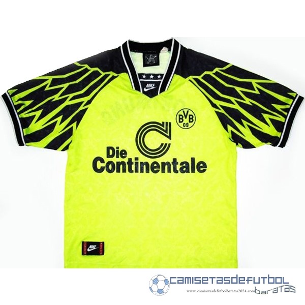Casa Camiseta Borussia Dortmund Retro Equipación 1994 1995 Amarillo