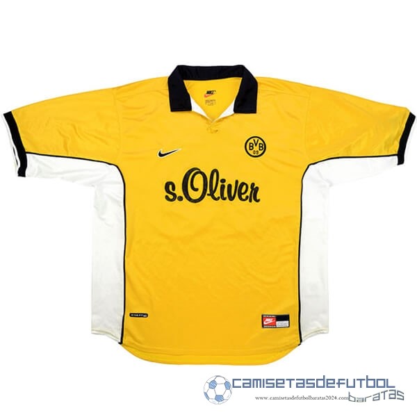 Casa Camiseta Borussia Dortmund Retro Equipación 1998 Amarillo