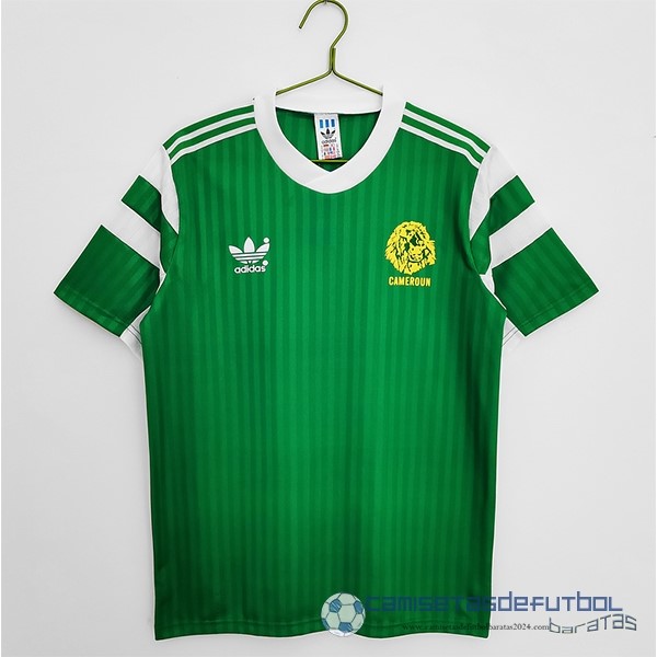 Casa Camiseta Camerún Retro Equipación 1990 Verde