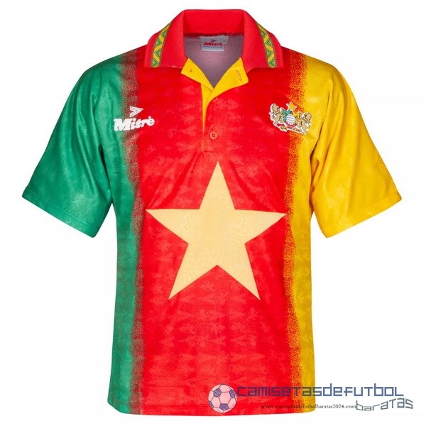 Casa Camiseta Camerún Retro Equipación 1994 Naranja
