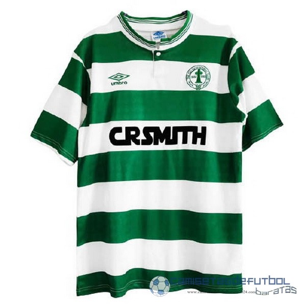 Casa Camiseta Celtic Retro Equipación 1888 1988 Verde