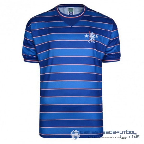 Casa Camiseta Chelsea Retro Equipación 1983 1985 Azul