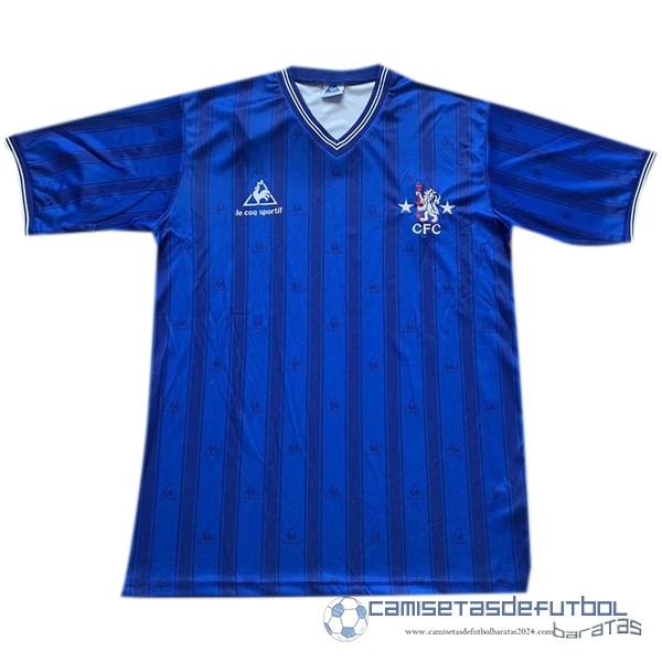 Casa Camiseta Chelsea Retro Equipación 1985 1987 Azul