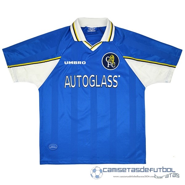 Casa Camiseta Chelsea Retro Equipación 1997 1999 Azul