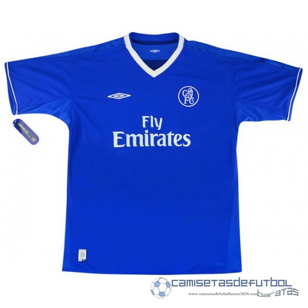 Casa Camiseta Chelsea Retro Equipación 2003 2005 Azul