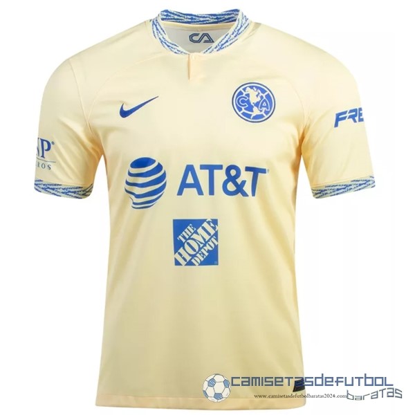 Casa Camiseta Club América Equipación 2022 2023 Amarillo