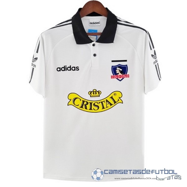 Casa Camiseta Colo Colo Retro Equipación 1992 1993 Blanco