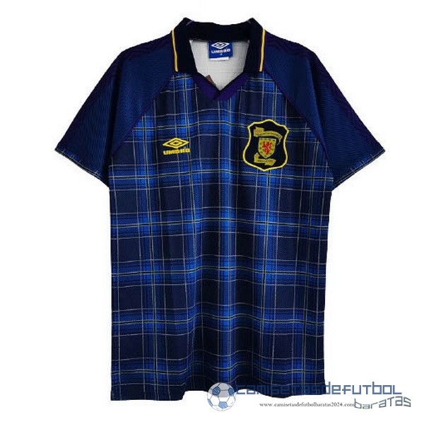 Casa Camiseta Escocia Retro Equipación 1994 1996 Azul