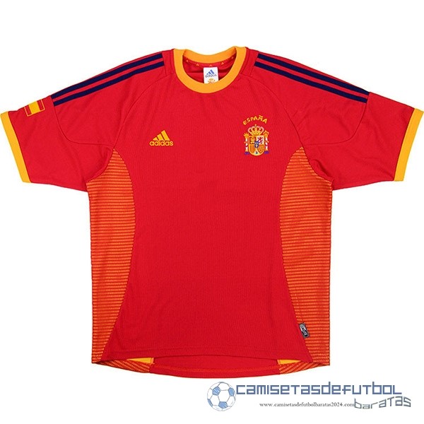 Casa Camiseta España Retro Equipación 2002 2004 Rojo