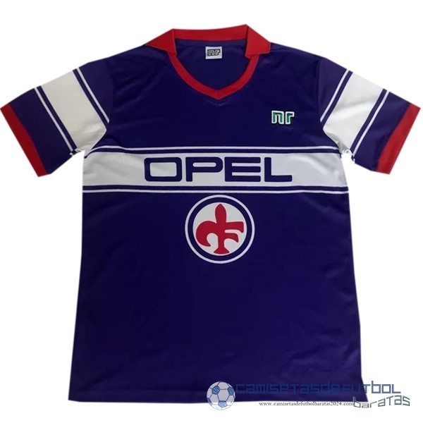 Casa Camiseta Fiorentina Retro Equipación 1984 1985 Purpura
