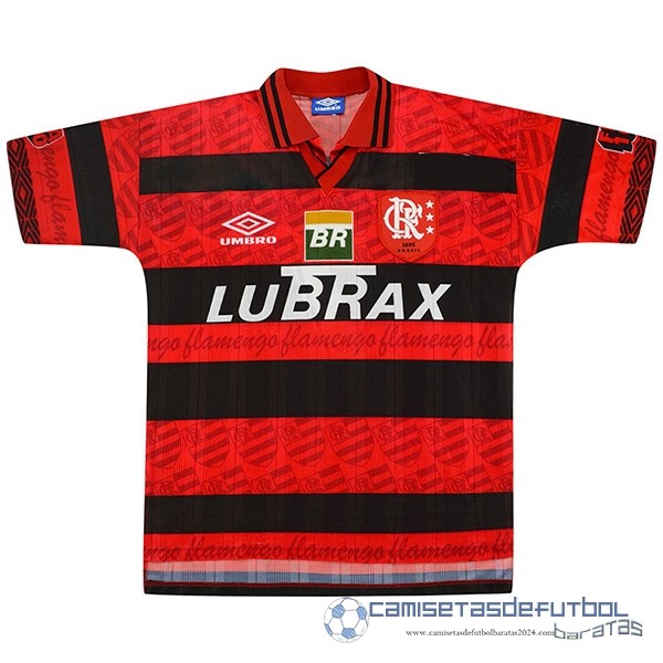 Casa Camiseta Flamengo Retro Equipación 1995 1996 Rojo