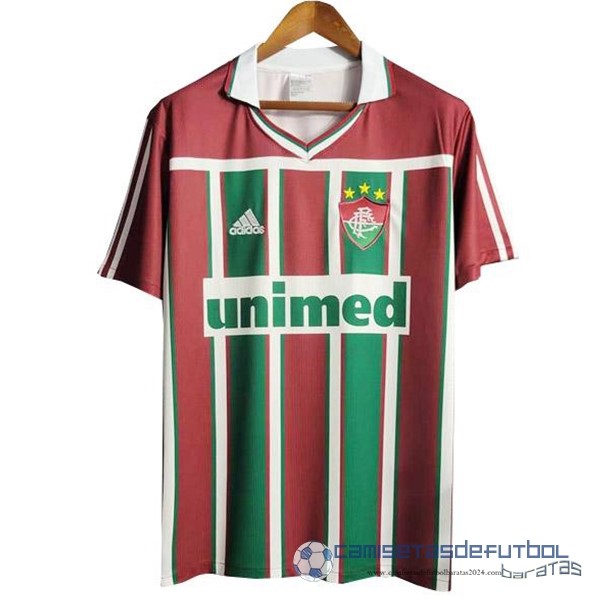 Casa Camiseta Fluminense Retro Equipación 2002 2003 Rojo
