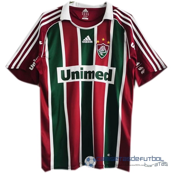 Casa Camiseta Fluminense Retro Equipación 2008 2009 Rojo