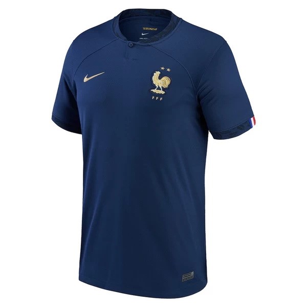 Casa Camiseta Francia 2022 Azul Marino