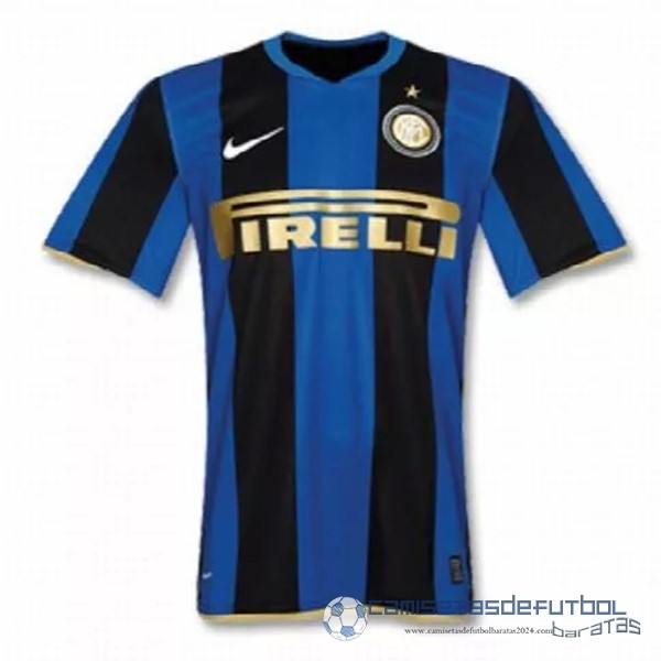 Casa Camiseta Inter Milán Retro Equipación 2008 2009 Azul