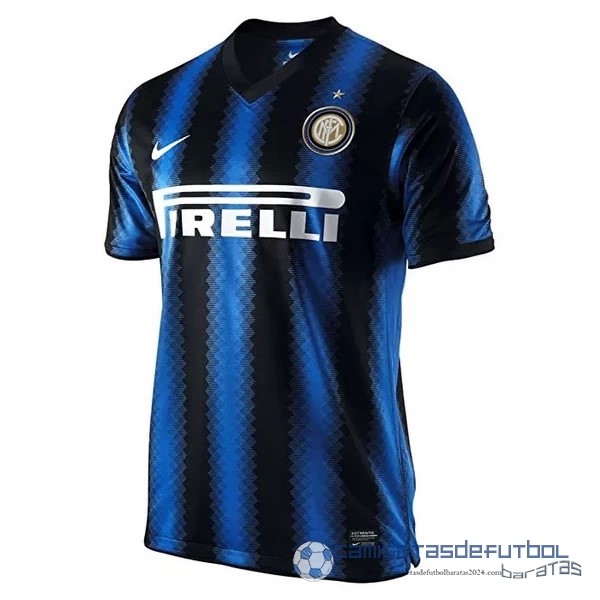 Casa Camiseta Inter Milán Retro Equipación 2010 2011 Azul