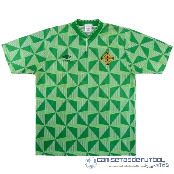 Casa Camiseta Irlanda Del Norte Retro Equipación 1990 1992 Verde