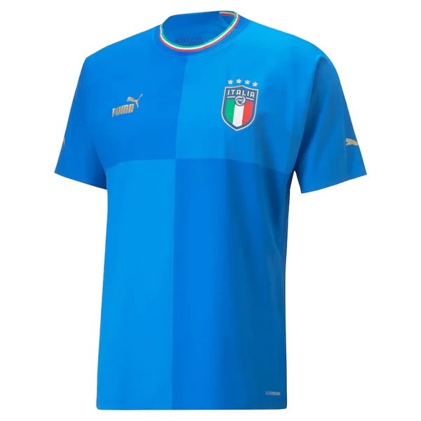 Casa Camiseta Italia 2022 Azul Claro