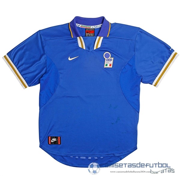 Casa Camiseta Italy Retro Equipación 1996 Azul
