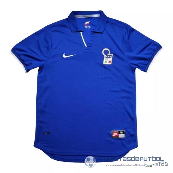 Casa Camiseta Italy Retro Equipación 1998 Azul