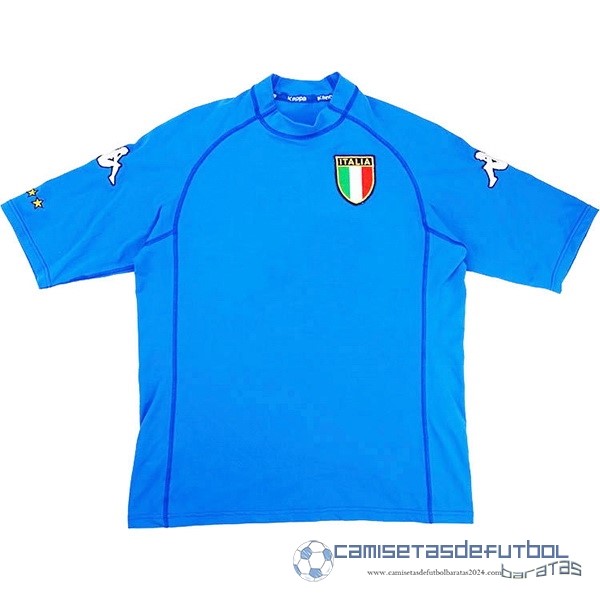 Casa Camiseta Italy Retro Equipación 2000 Azul