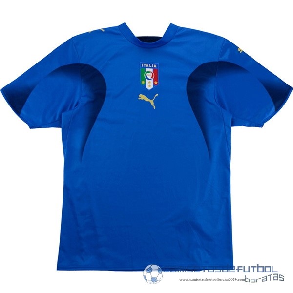 Casa Camiseta Italy Retro Equipación 2006 Azul