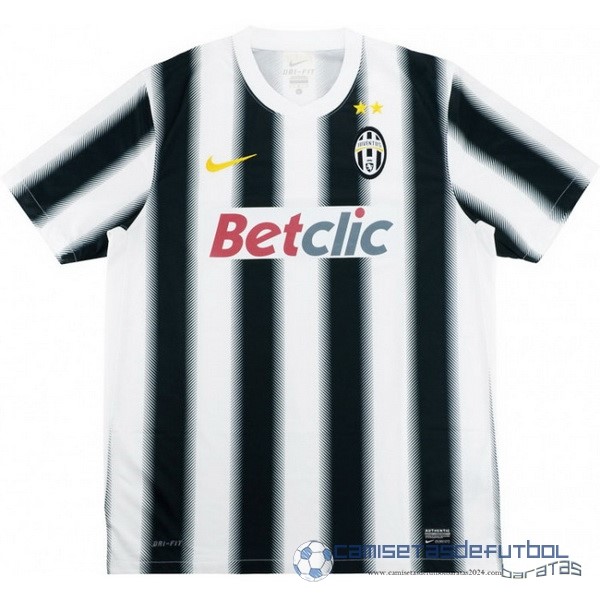 Casa Camiseta Juventus Retro Equipación 2011 2012 Negro Blanco