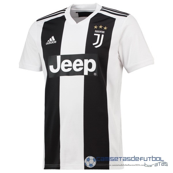 Casa Camiseta Juventus Retro Equipación 2018 2019 Negro Blanco