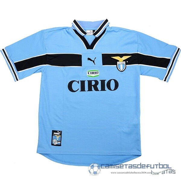 Casa Camiseta Lazio Retro Equipación 1998 2000 Azul Claro