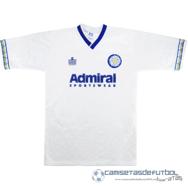 Casa Camiseta Leeds United Retro Equipación 1992 1993 Blanco