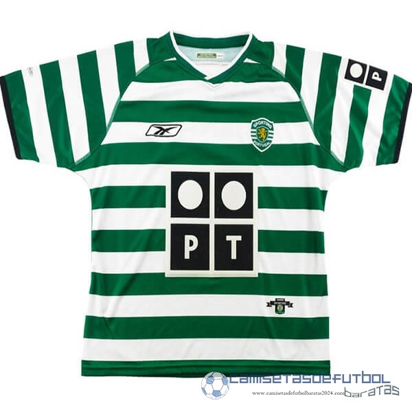 Casa Camiseta Lisboa Retro Equipación 2003 2004 Verde