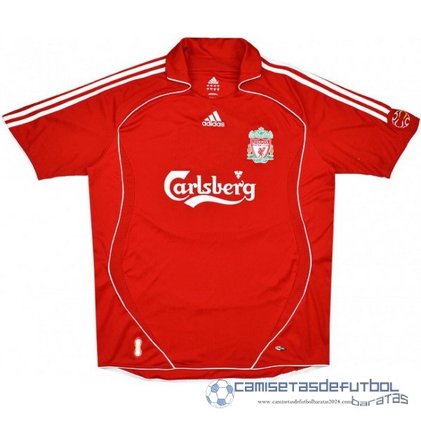Casa Camiseta Liverpool Retro Equipación 2006 2007 Rojo