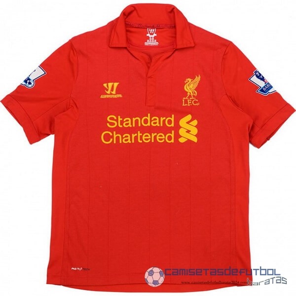 Casa Camiseta Liverpool Retro Equipación 2012 2013 Rojo