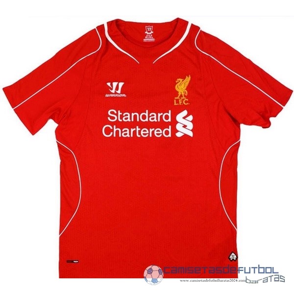 Casa Camiseta Liverpool Retro Equipación 2014 2015 Rojo